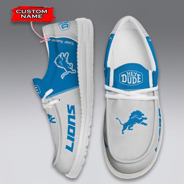 Limited Edition – Customized NFL Detroit Lions Loafer Shoes