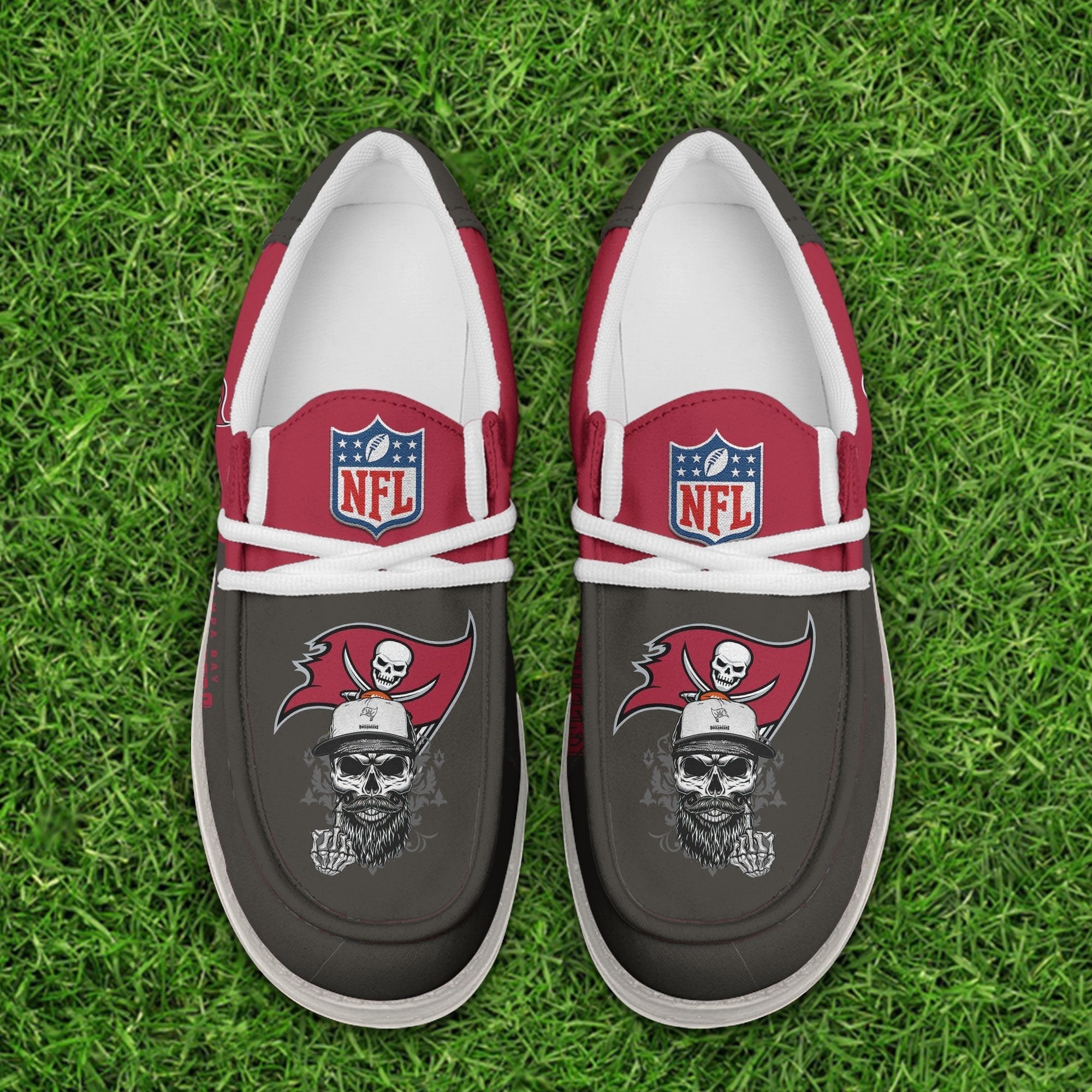 Limited Edition – Customized NFL Tampa Bay Buccaneers Loafer Shoes - Image 3
