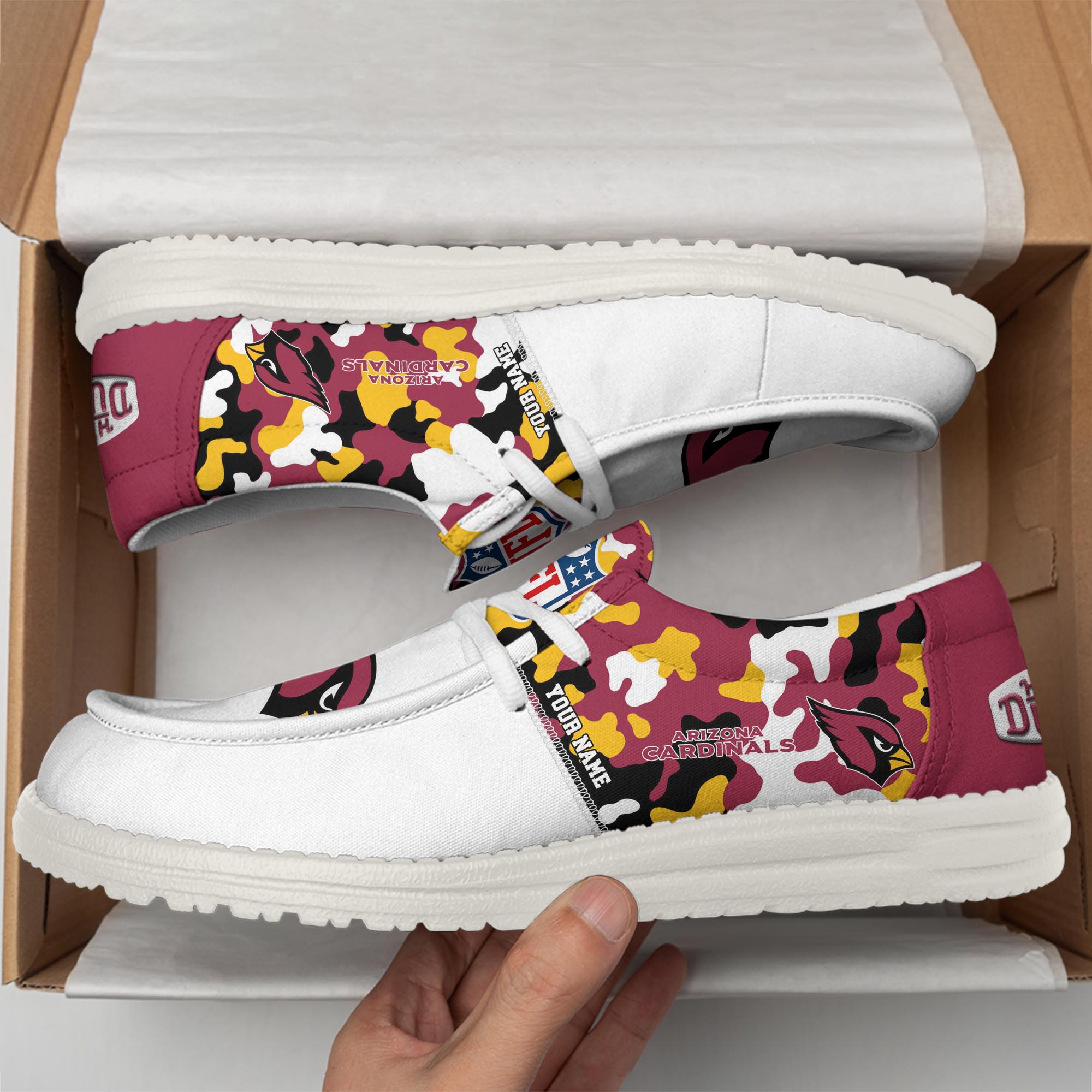 Limited Edition – Customized NFL Arizona Cardinals Loafer Shoes - Image 2