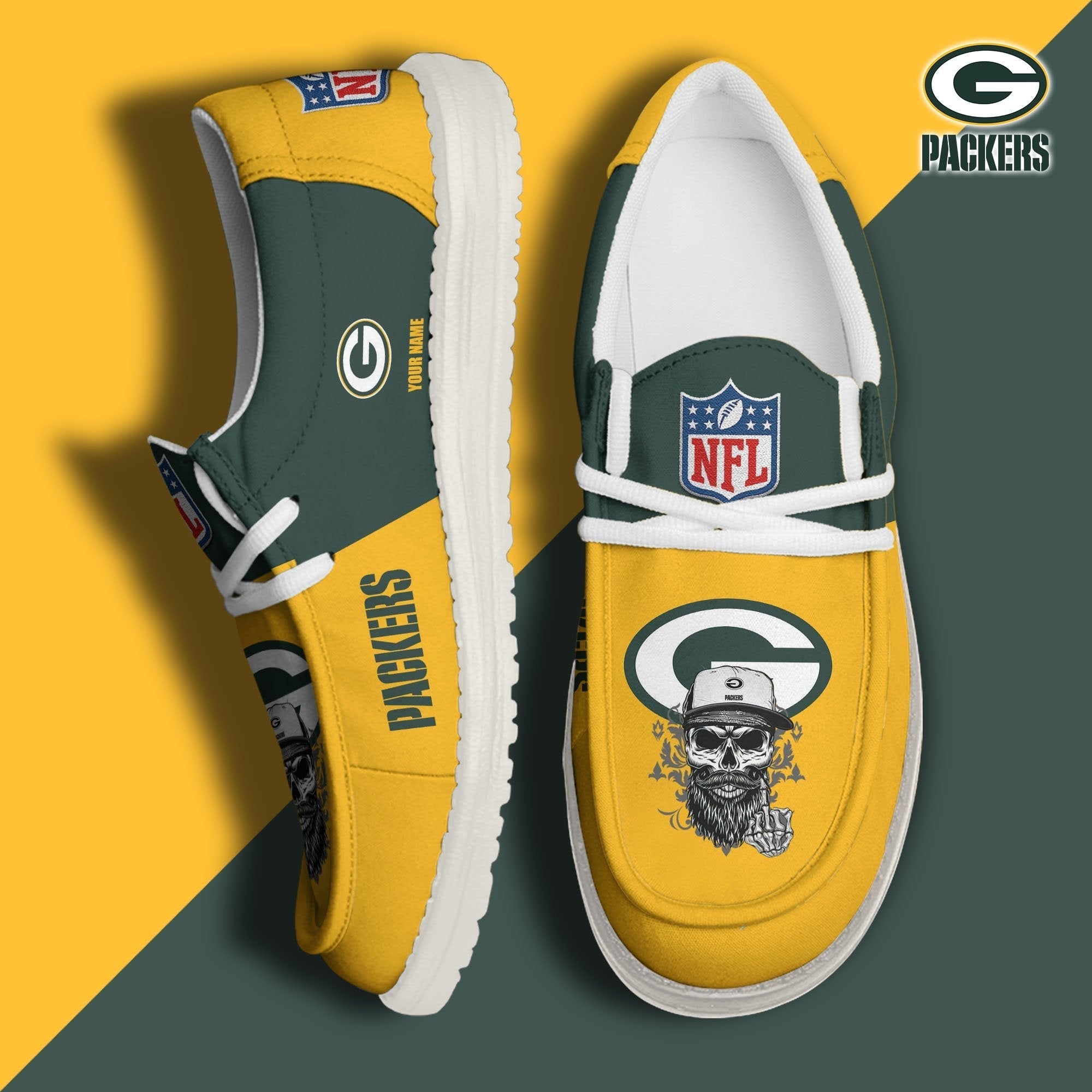 Limited Edition – Customized NFL Green Bay Packers Loafer Shoes