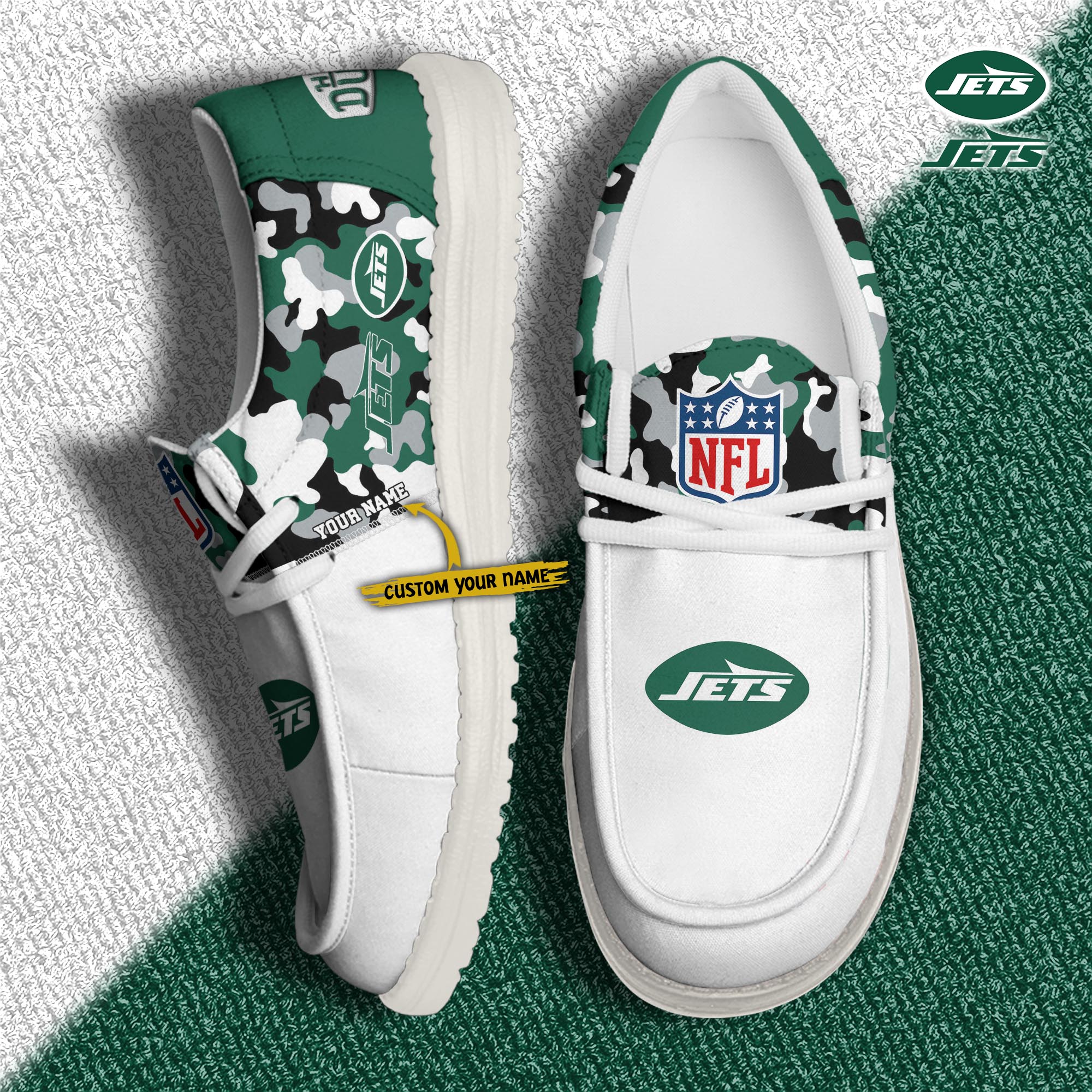 Limited Edition – Customized NFL Nyj New York Jets Loafer Shoes