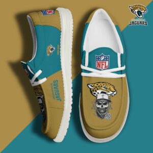 Limited Edition – Customized NFL Jacksonville Jaguars Loafer Shoes