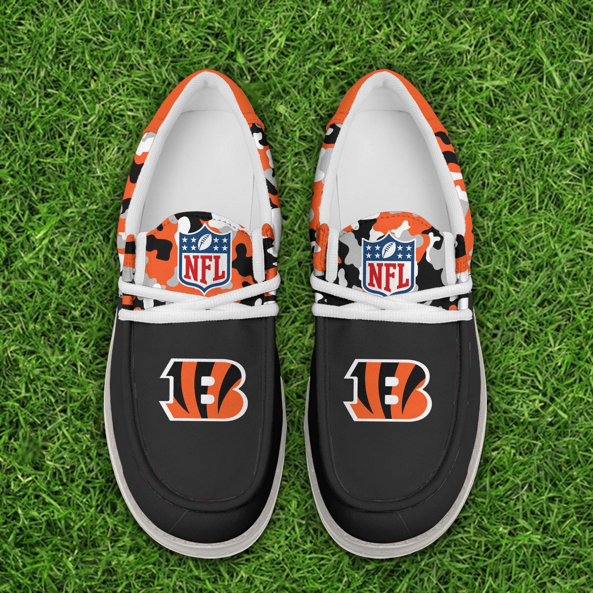 Limited Edition – Customized NFL Cincinnati Bengals Loafer Shoes - Image 3