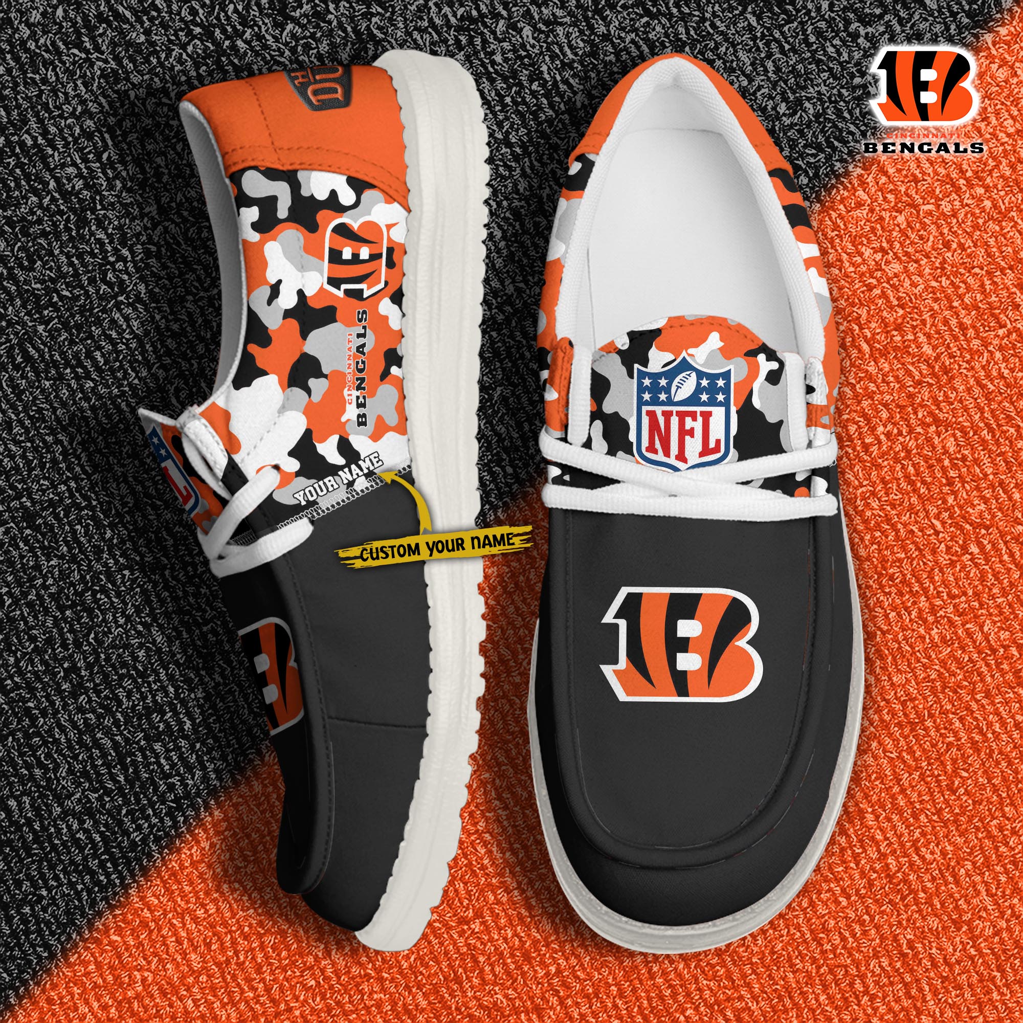 Limited Edition – Customized NFL Cincinnati Bengals Loafer Shoes