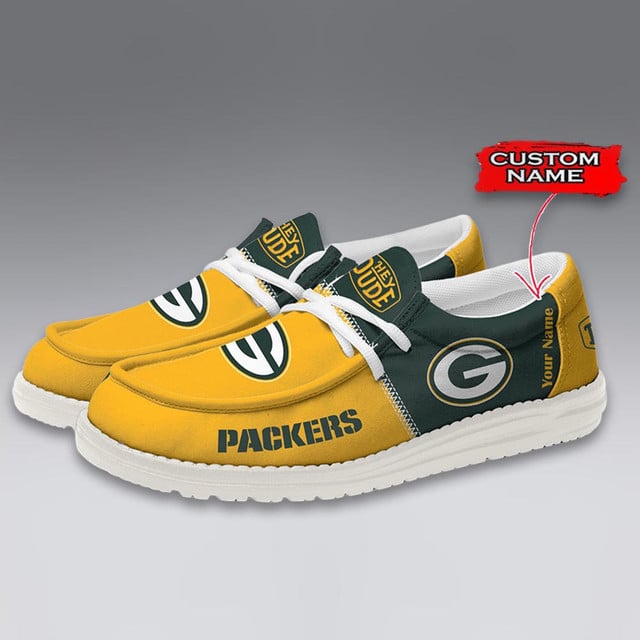 Limited Edition – Customized NFL Green Bay Packers Loafer Shoes - Image 2