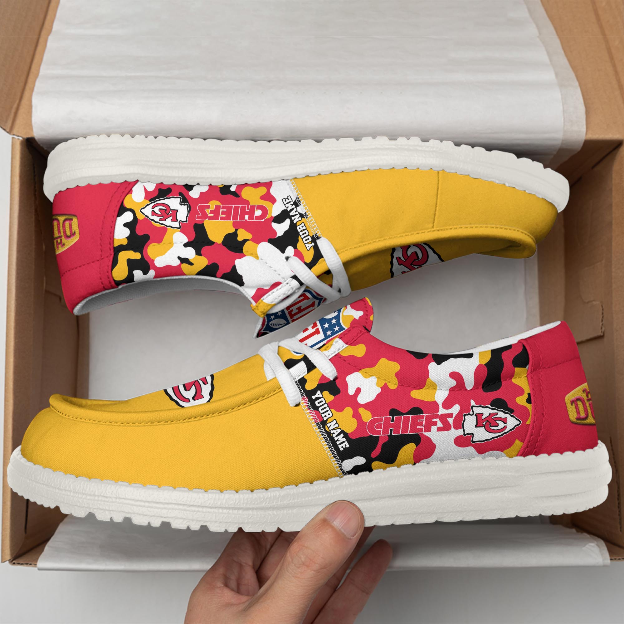 Limited Edition – Customized NFL Kansas City Chiefs Loafer Shoes - Image 2