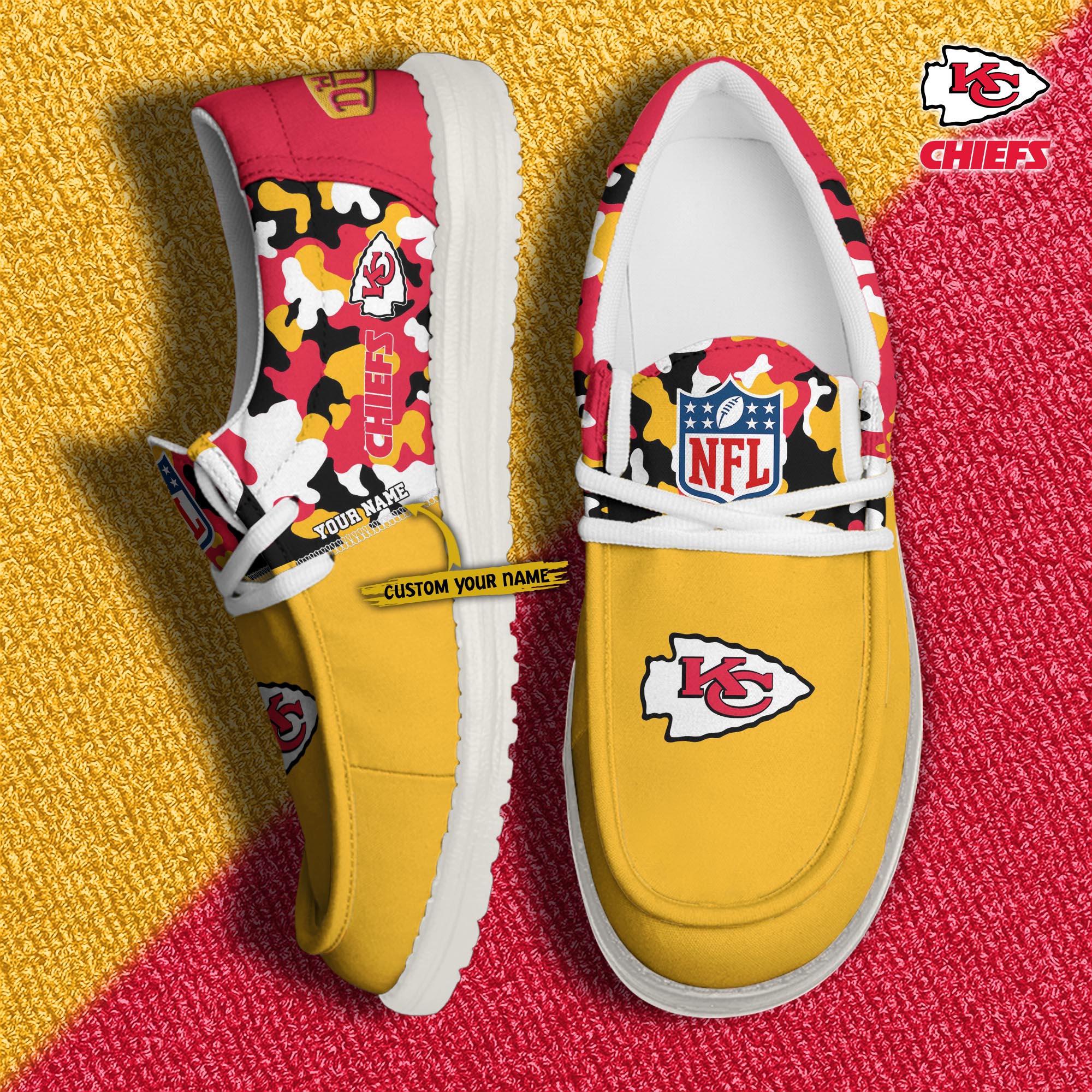 Limited Edition – Customized NFL Kansas City Chiefs Loafer Shoes