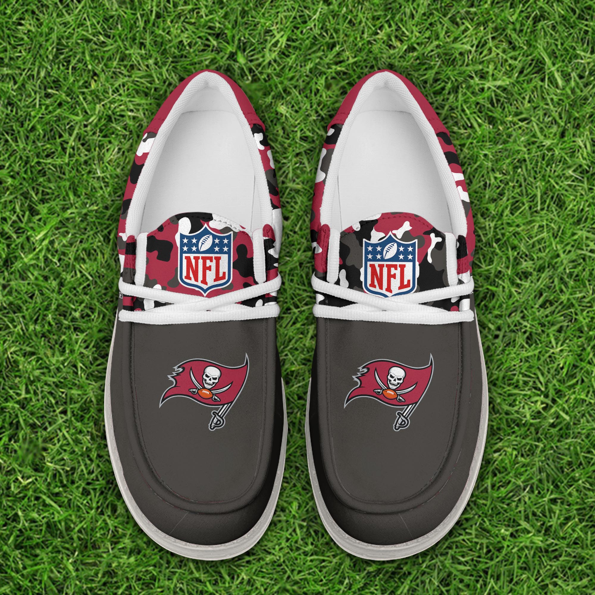 Limited Edition – Customized NFL Tampa Bay Buccaneers Loafer Shoes - Image 3