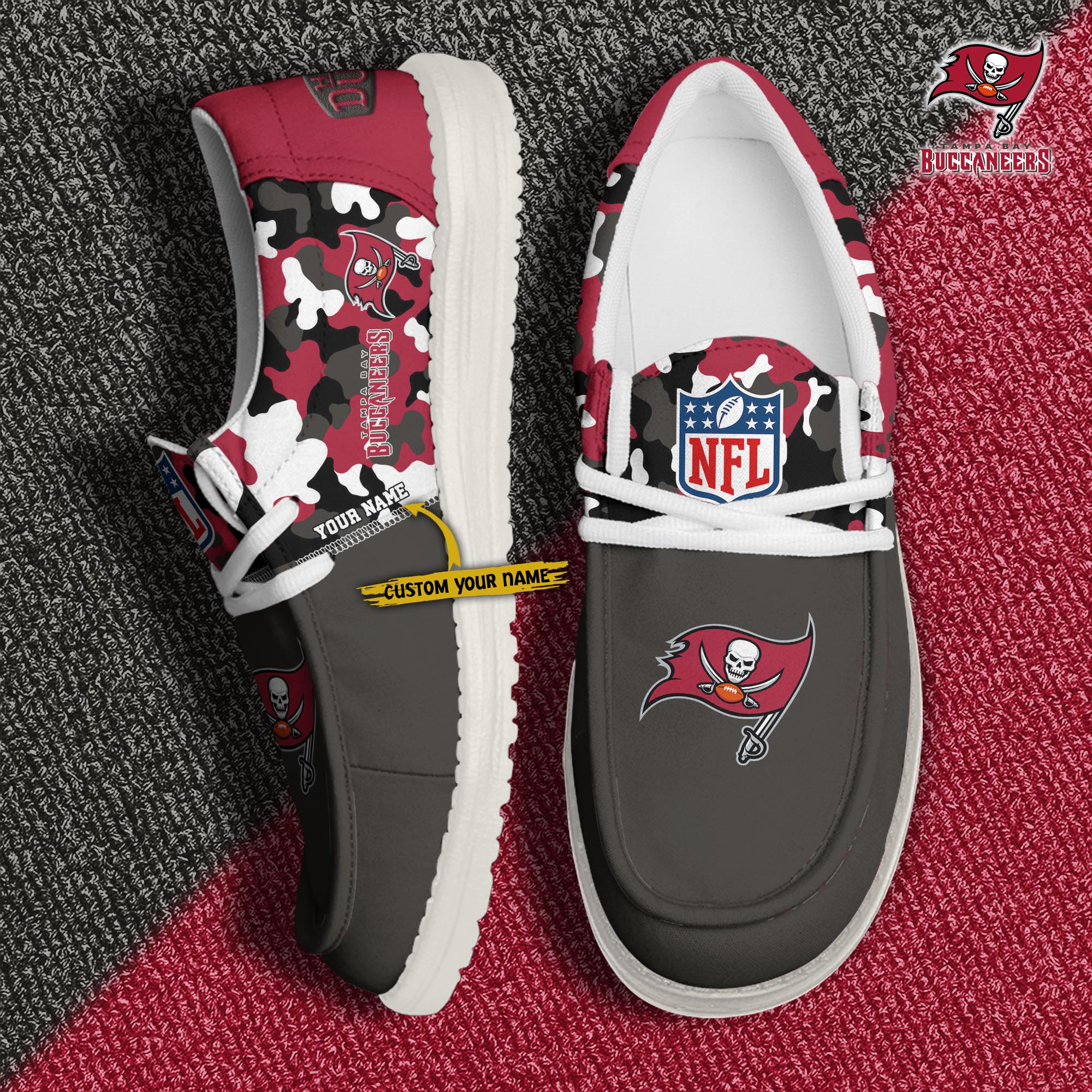 Limited Edition – Customized NFL Tampa Bay Buccaneers Loafer Shoes