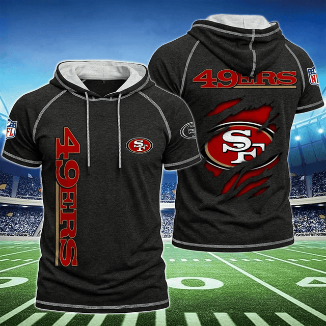 Limited Edition – Customized NFL San Francisco 49Ers Short Sleeve Hoodie