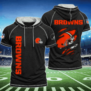 Limited Edition – Customized NFL Cleveland Browns Short Sleeve Hoodie