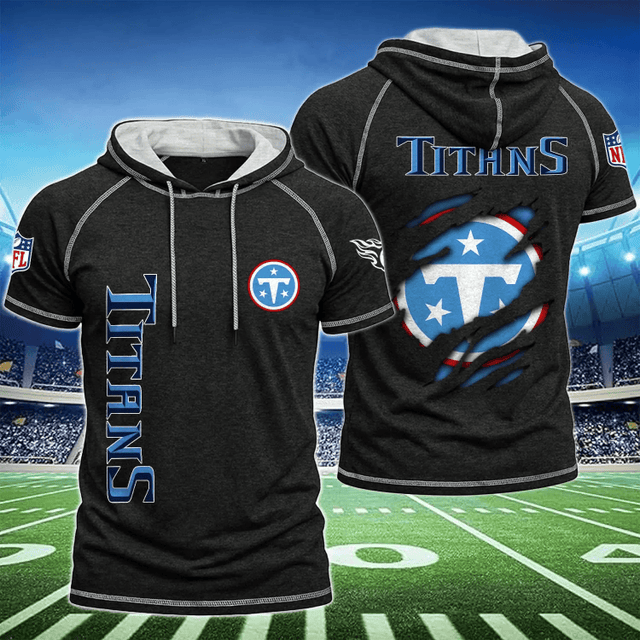 Limited Edition – Customized NFL Tennessee Titans Short Sleeve Hoodie