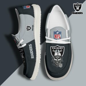 Limited Edition – Customized NFL Las Vegas Raiders Loafer Shoes