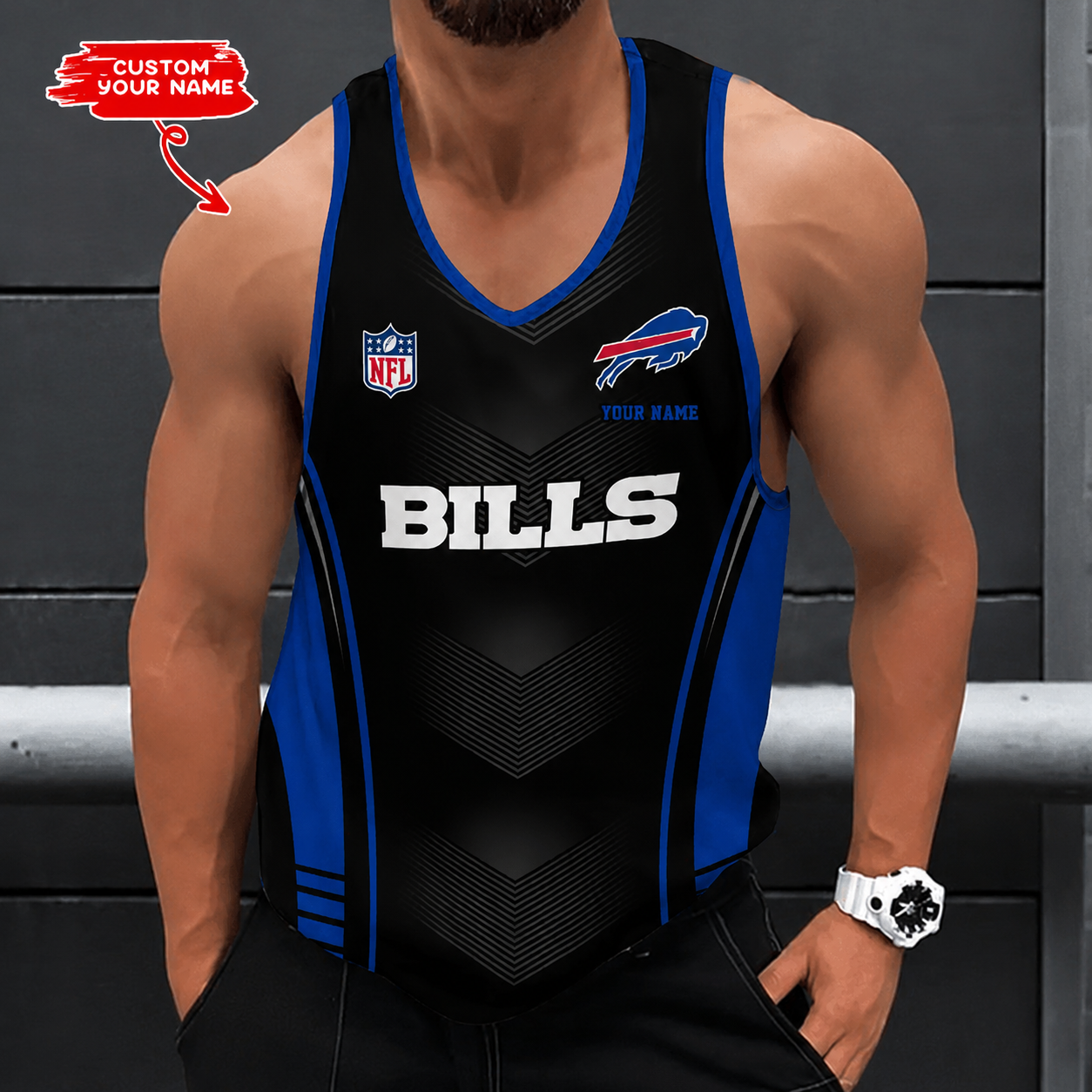 Limited Edition – Customized NFL Buffalo Bills Unisex Tank Top