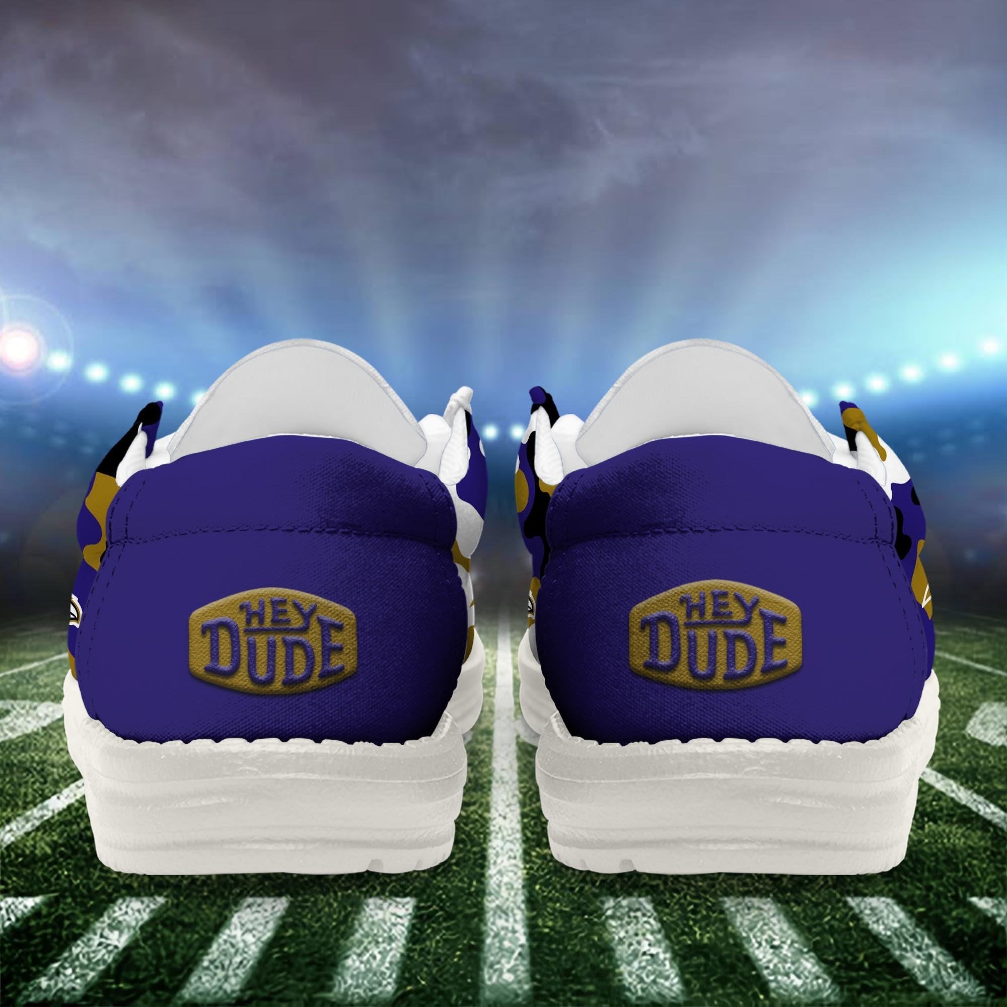 Limited Edition – Customized NFL Baltimore Ravens Loafer Shoes - Image 4