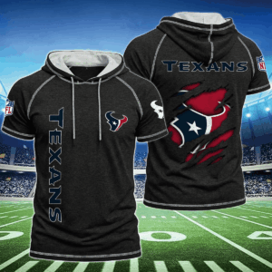 Limited Edition – Customized NFL Houston Texans Short Sleeve Hoodie