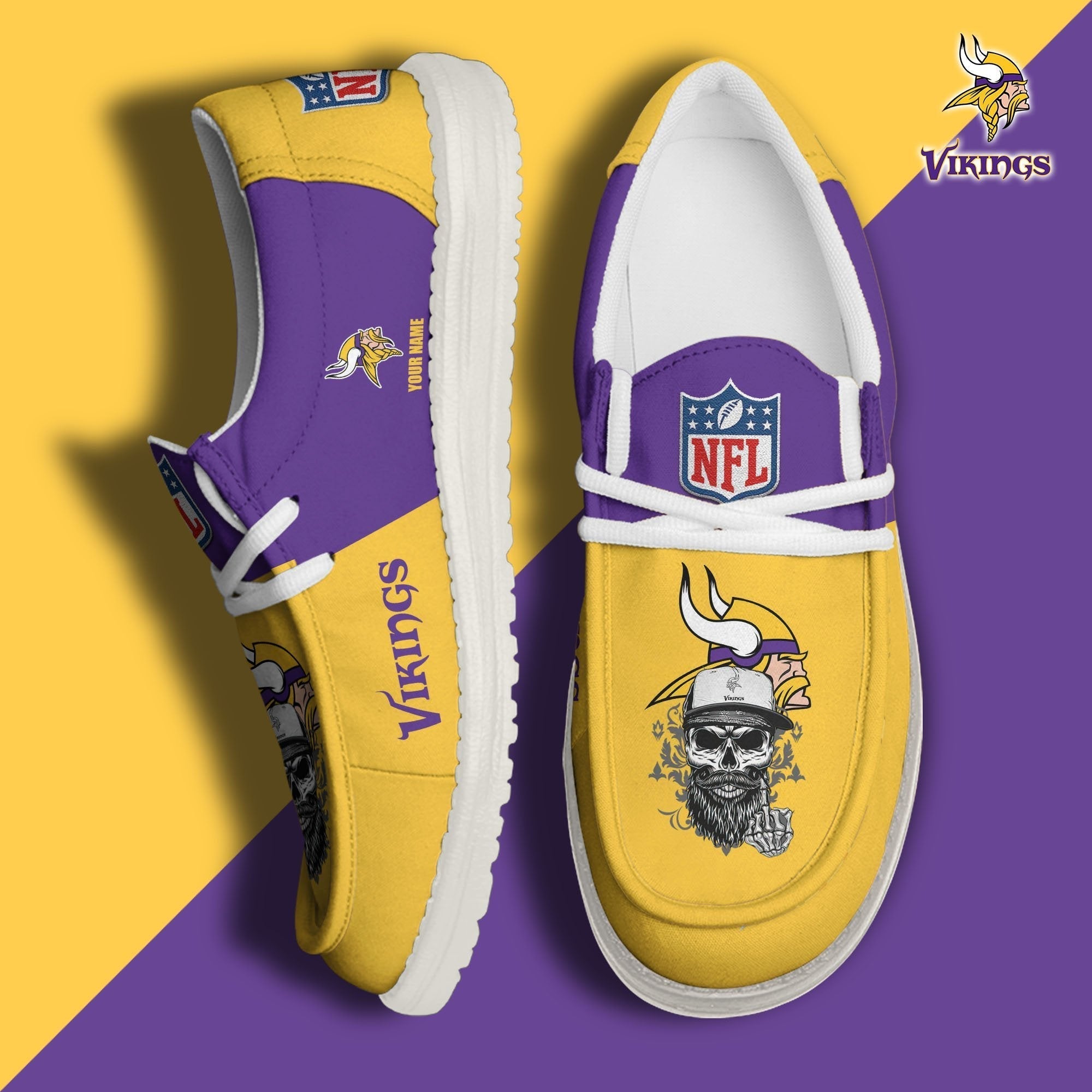 Limited Edition – Customized NFL Minnesota Vikings Loafer Shoes