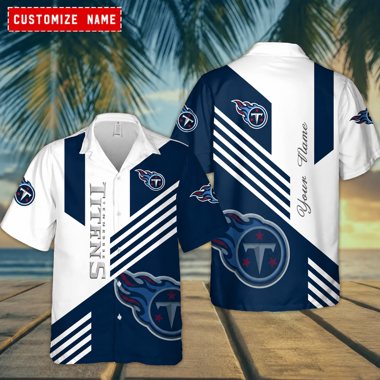 Limited Edition – Customized NFL Tennessee Titans Unisex Hawaiian Shirt