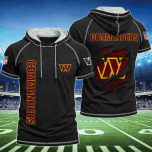 Limited Edition – Customized NFL Washington Commanders Short Sleeve Hoodie