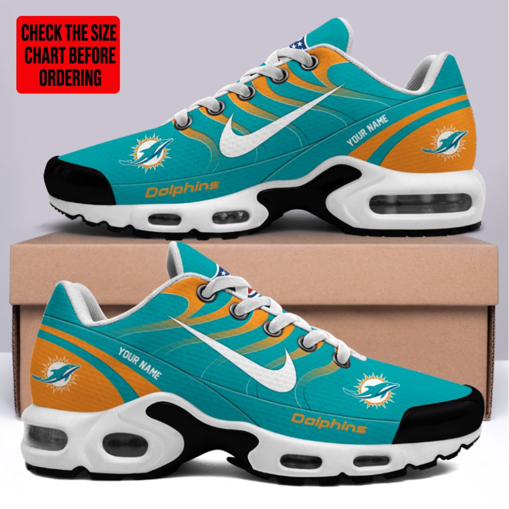 Limited Edition – Customized NFL Miami Dolphins Air Max Plus Sneakers