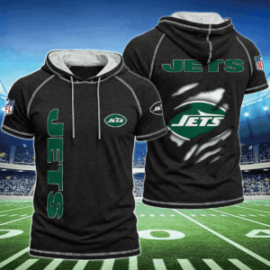Limited Edition – Customized NFL Nyj New York Jets Short Sleeve Hoodie