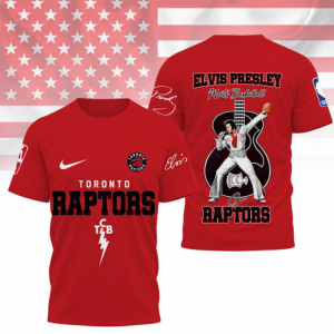Limited Edition – Customized NBA Toronto Raptors x Elvis Presley T-Shirt