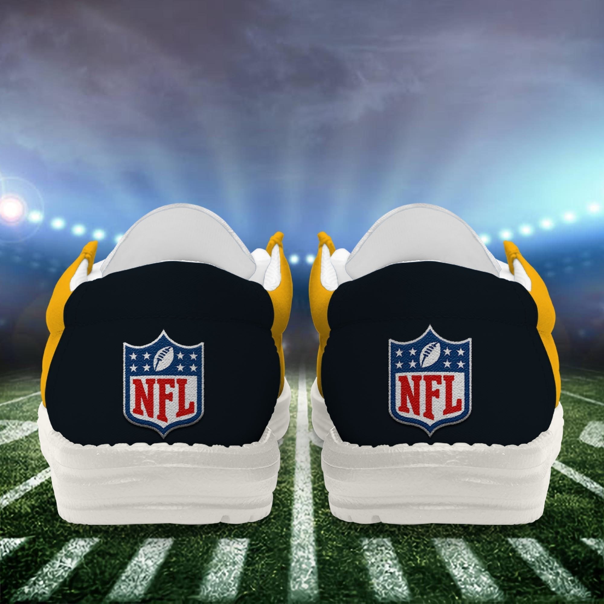 Limited Edition – Customized NFL Pittsburgh Steelers Loafer Shoes - Image 4