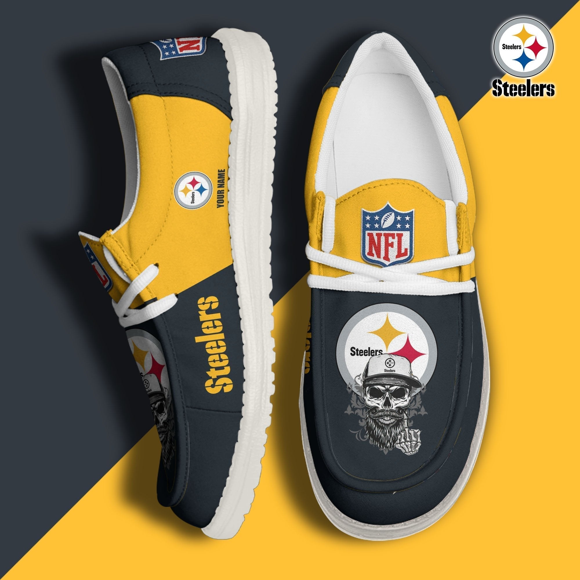 Limited Edition – Customized NFL Pittsburgh Steelers Loafer Shoes