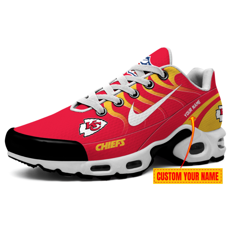 Limited Edition – Customized NFL Kansas City Chiefs Air Max Plus Sneakers - Image 2