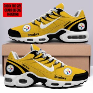 Limited Edition – Customized NFL Pittsburgh Steelers Air Max Plus Sneakers