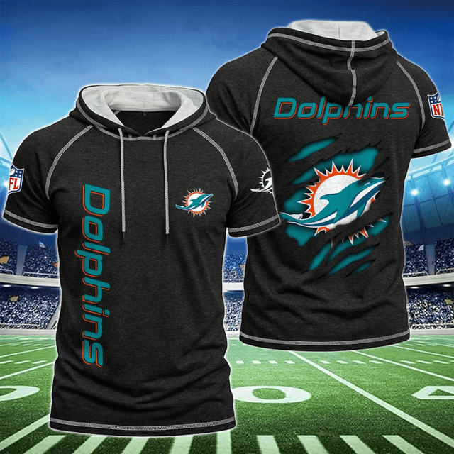 Limited Edition – Customized NFL Miami Dolphins Short Sleeve Hoodie