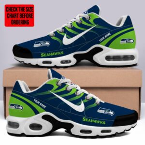 Limited Edition – Customized NFL Seattle Seahawks Air Max Plus Sneakers
