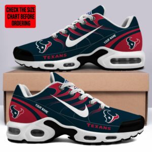 Limited Edition – Customized NFL Houston Texans Air Max Plus Sneakers