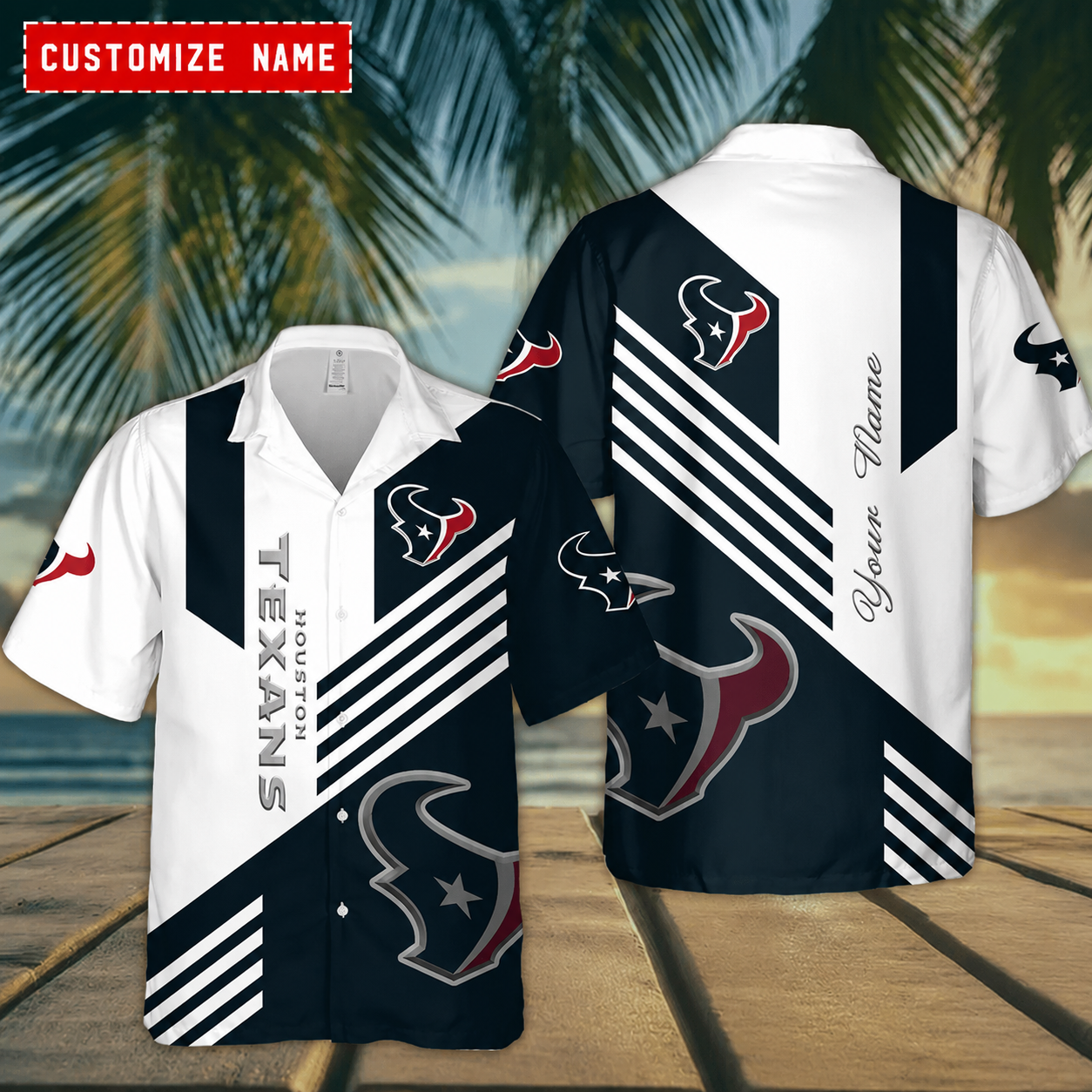 Limited Edition – Customized NFL Houston Texans Unisex Hawaiian Shirt