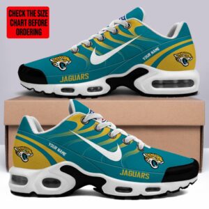 Limited Edition – Customized NFL Jacksonville Jaguars Air Max Plus Sneakers