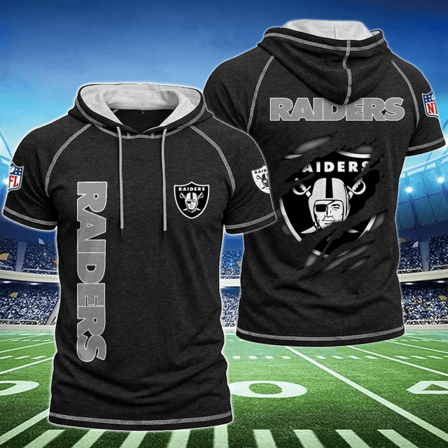 Limited Edition – Customized NFL Las Vegas Raiders Short Sleeve Hoodie