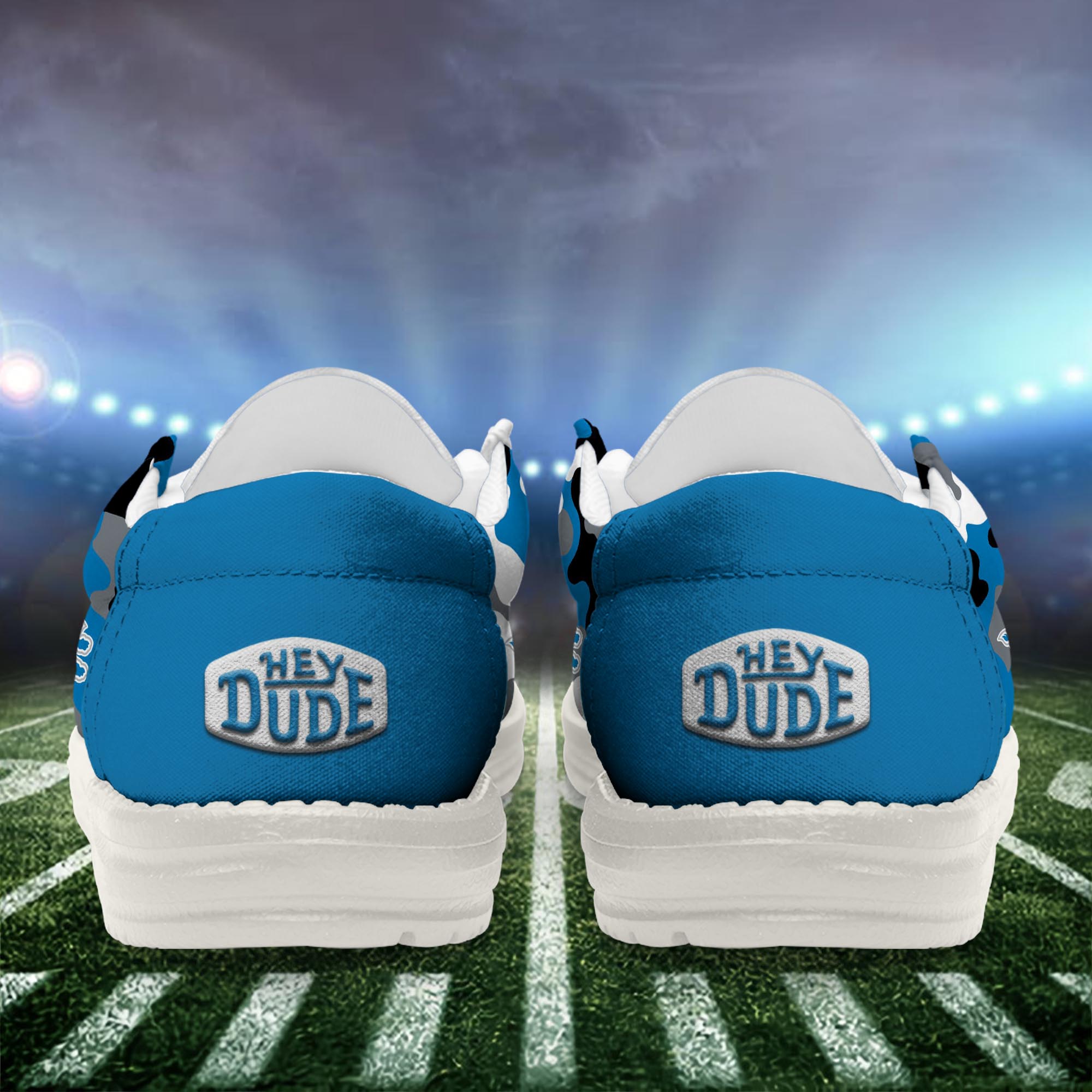 Limited Edition – Customized NFL Detroit Lions Loafer Shoes - Image 4