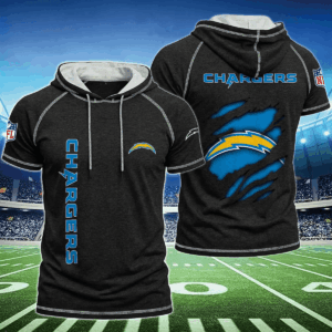 Limited Edition – Customized NFL Los Angeles Chargers Short Sleeve Hoodie