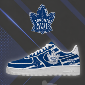 Limited Edition – Customized NHL Toronto Maple Leafs Af1 Shoes