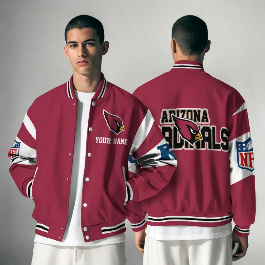 Limited Edition – Customized NFL Arizona Cardinals Baseball Jacket