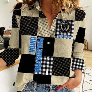 Limited Edition – Customized MLS Philadelphia Union Women Casual Shirt