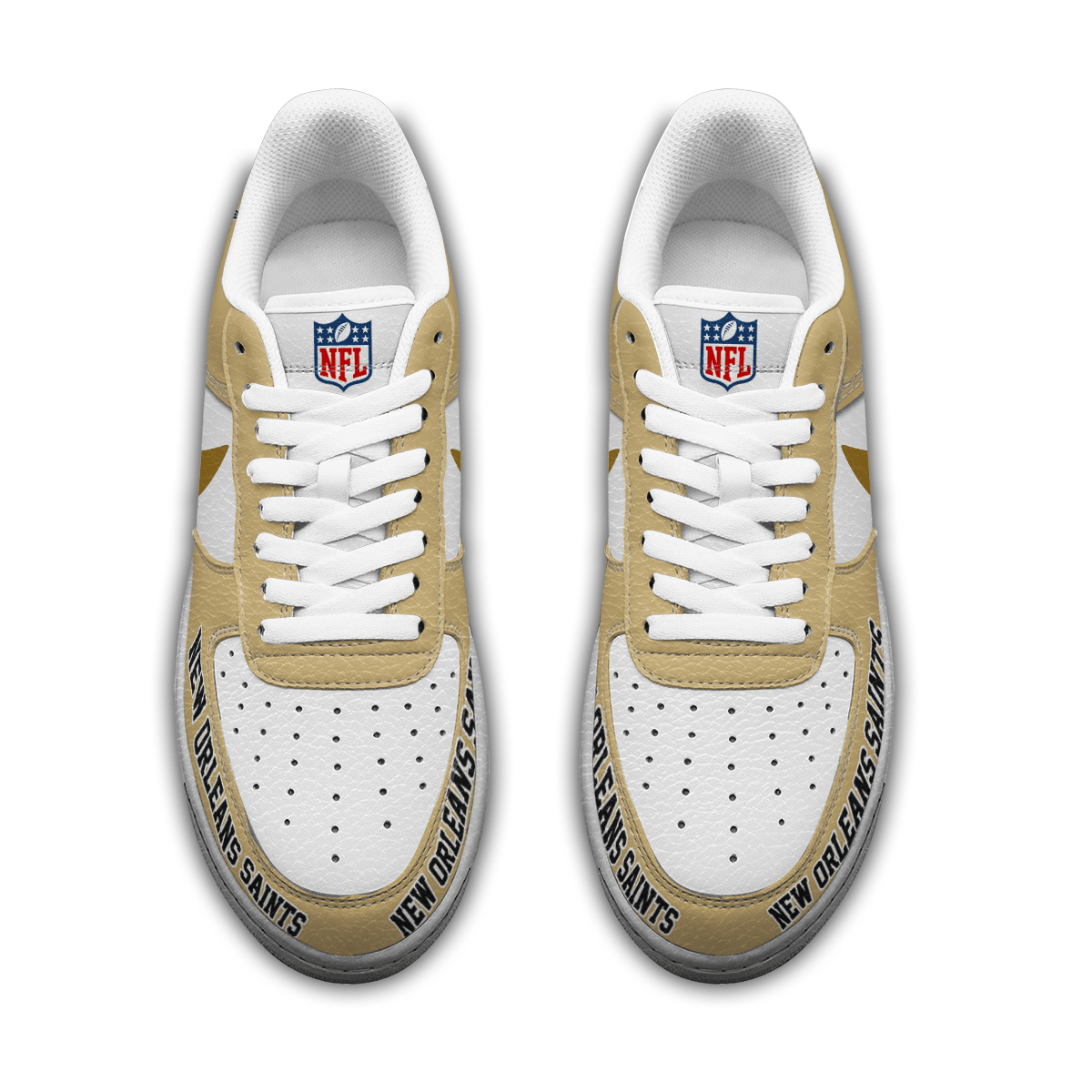 Limited Edition – Customized NFL New Orleans Saints Af1 Sneakers - Image 4