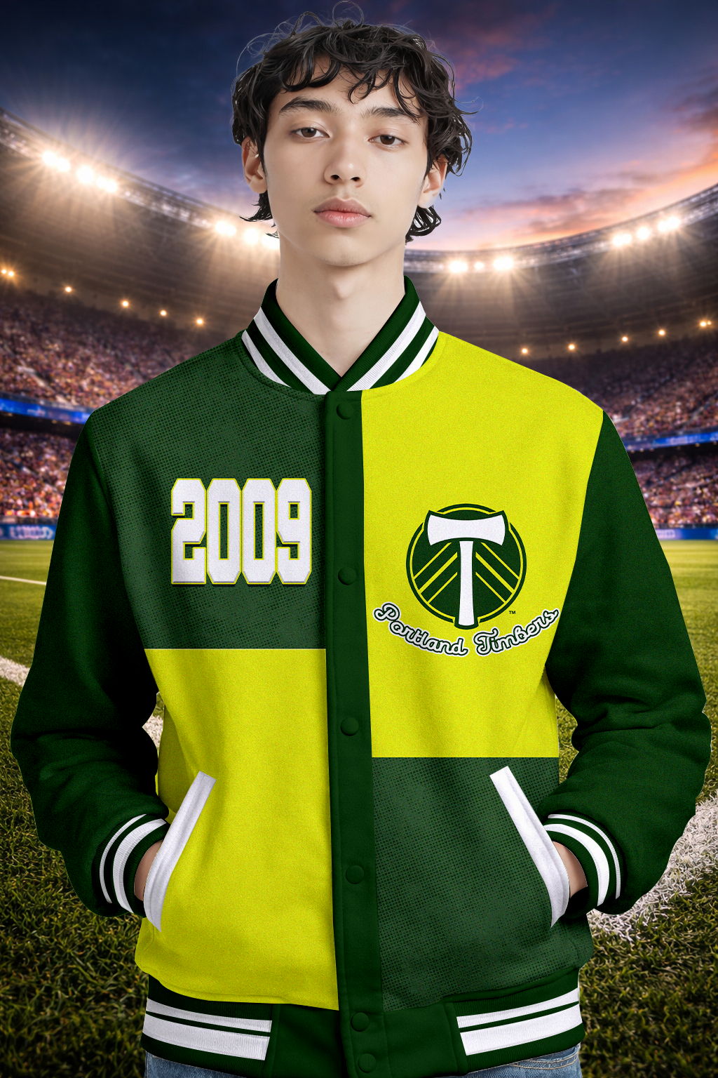 Limited Edition – Customized MLS Portland Timbers Baseball Jacket