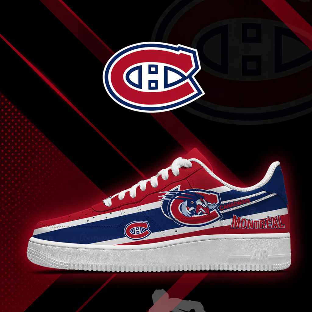 Limited Edition – Customized NHL Montreal Canadiens Af1 Shoes