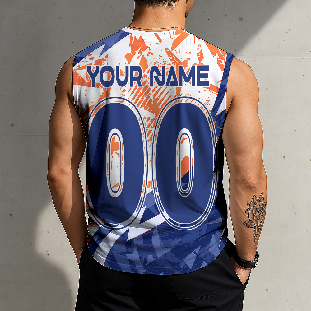 Limited Edition – Customized MLS FC Cincinnati Tank Top & Gym Shirt - Image 2
