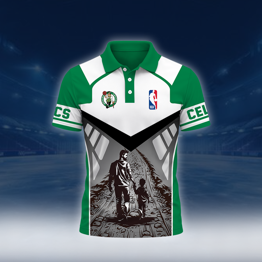 Limited Edition – Customized NBA Boston Celtics Polo Shirt