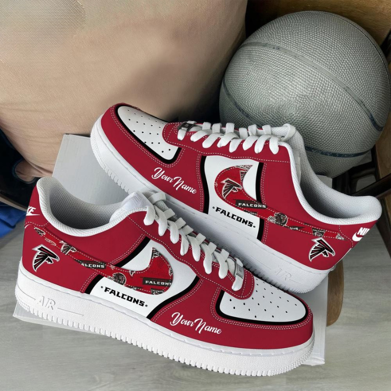 Limited Edition – Customized NFL Atlanta Falcons Af1 Sneakers
