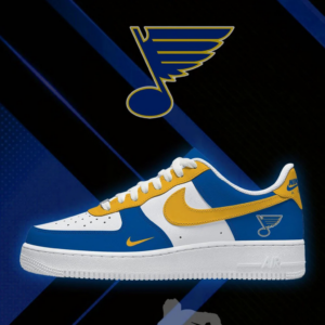 Limited Edition – Customized NHL St. Louis Blues Af1 Shoes