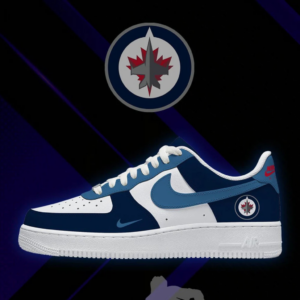 Limited Edition – Customized NHL Winnipeg Jets Af1 Shoes