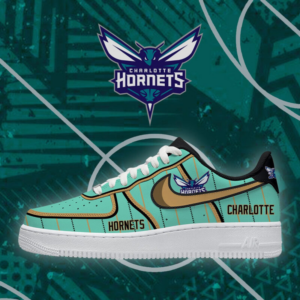 Limited Edition – Customized NBA Charlotte Hornets Af1 Shoes